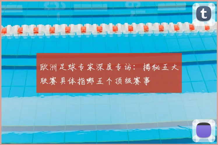 欧洲足球专家深度专访：揭秘五大联赛具体指哪五个顶级赛事